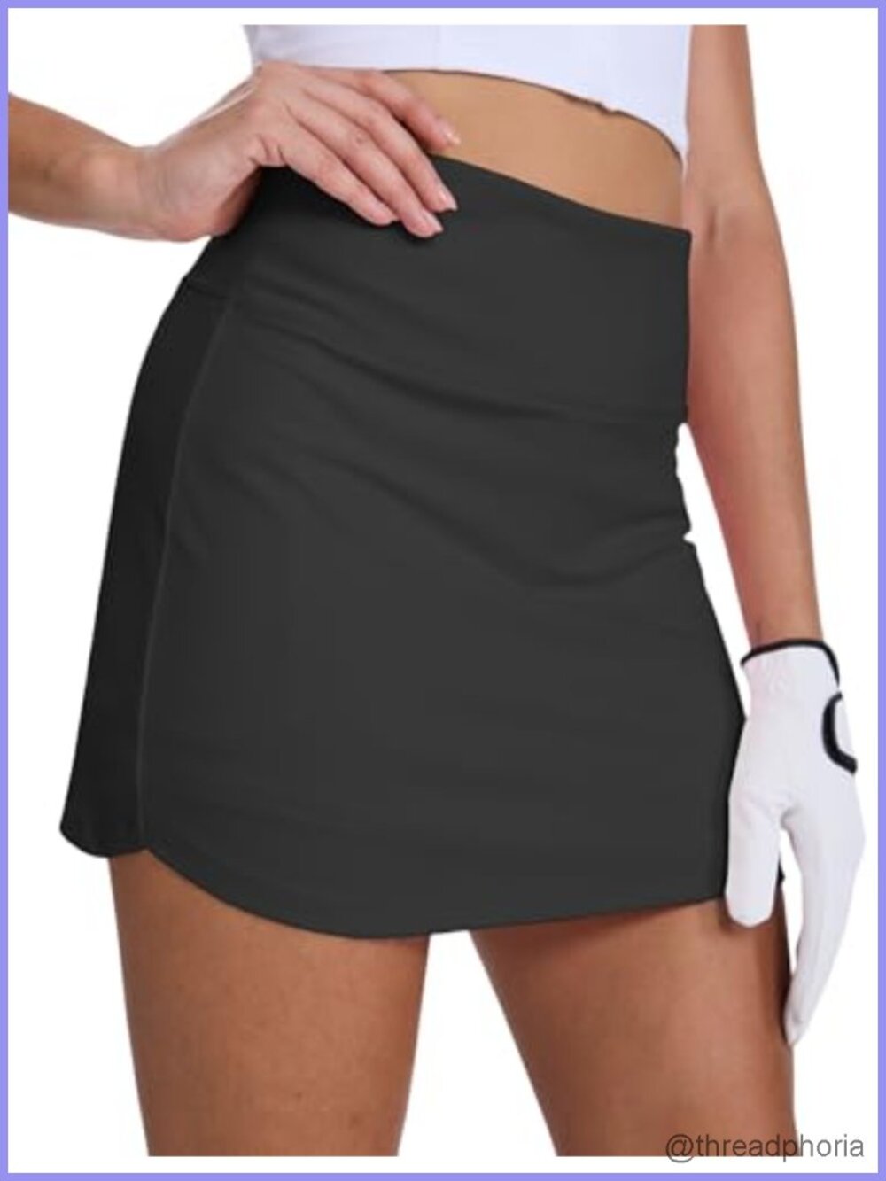 High Waist Golf Tennis Skort with Pockets Athletic Workout Skirt